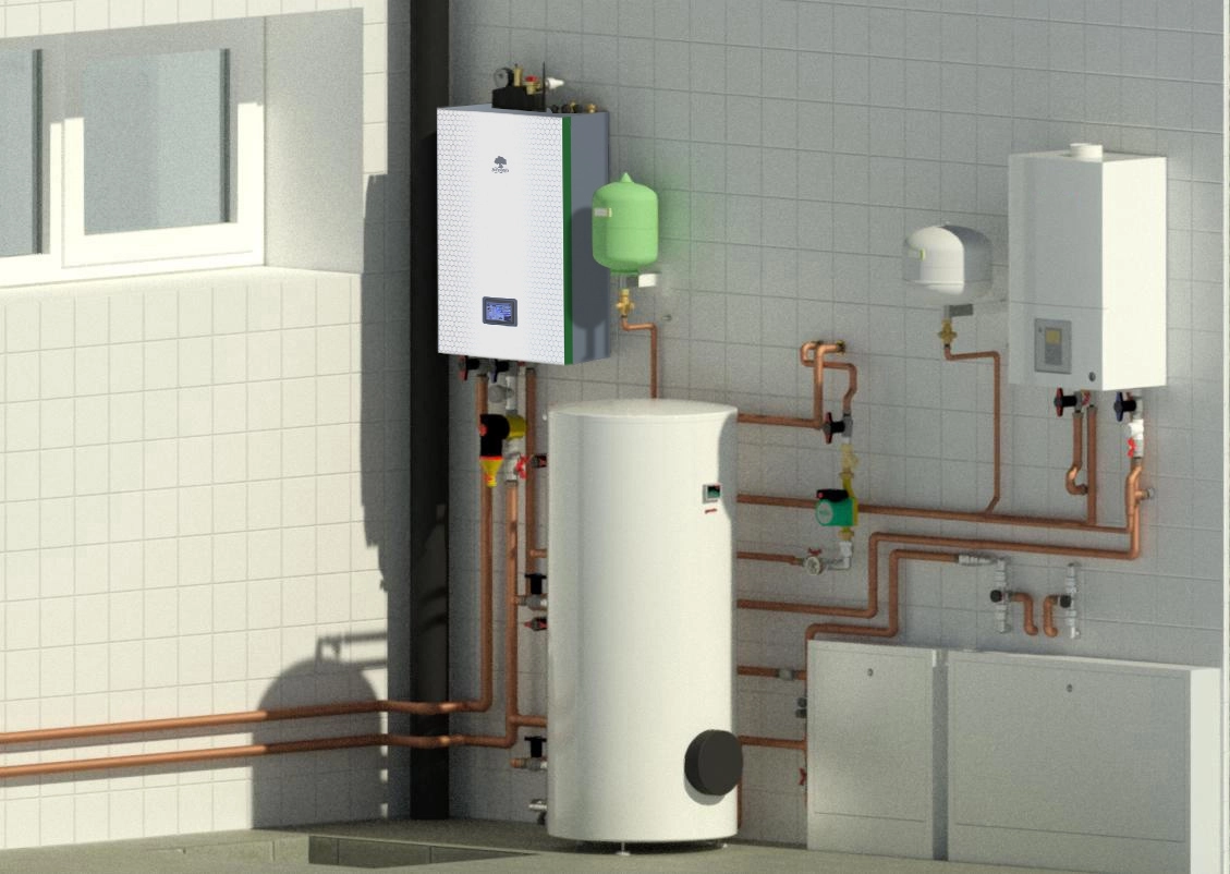 Bomba de calor split MyCond BeeSmart energeticamente eficiente para um funcionamento optimizado e poupança de custos.