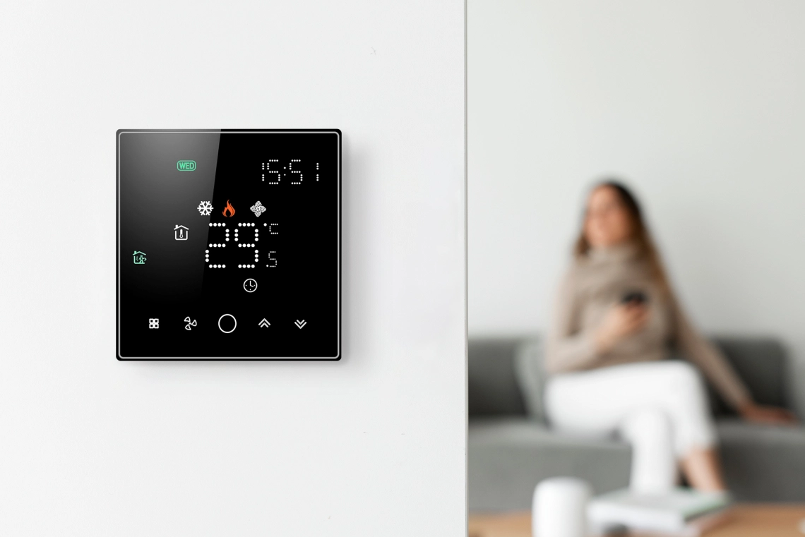 Termóstato de ventilador MyСond Block termóstato moderno para a casa