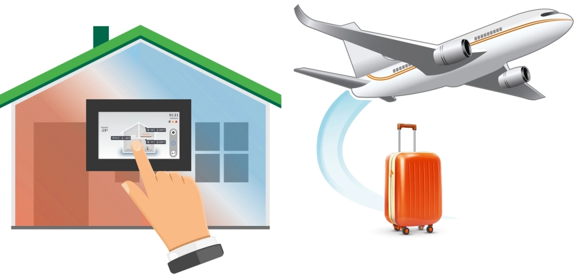 MyCond BeeSmart All-in-One Modo de férias
