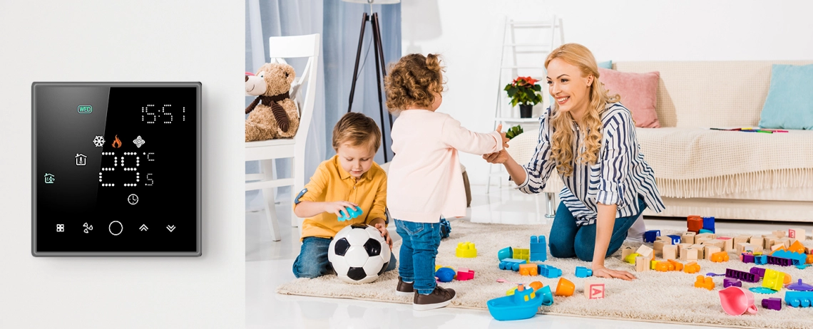 Termóstato ventilo-convetor MyCond Block - clima confortável para a família