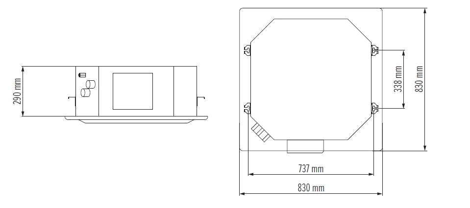 MyCond MCFK-A2/4 dimensões gerais - 3
