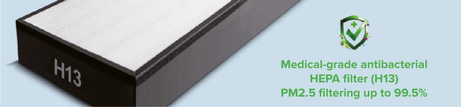 Mycond MSHA(C) Filtro HEPA antibacteriano H13