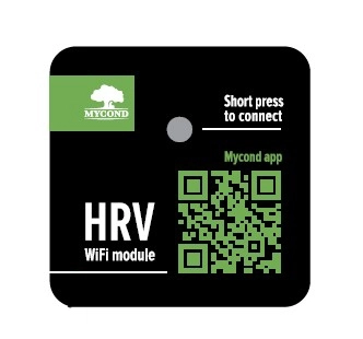 Módulo MyCond MVS***-DW HRV para controlo da aplicação através de WiFi
