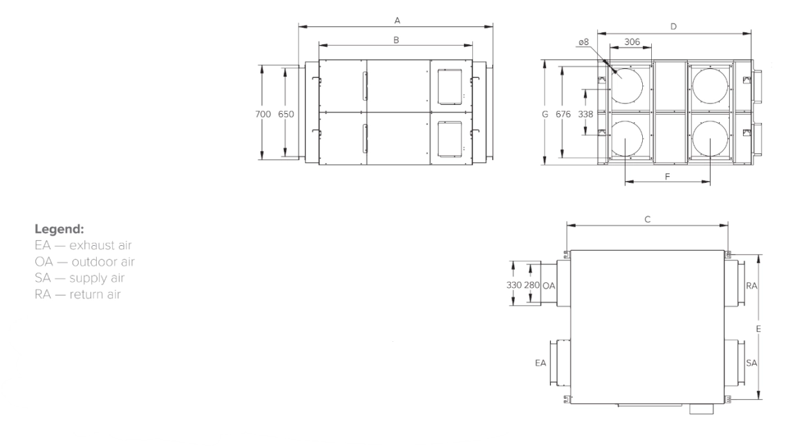 MyCond MVS***-DW Dimensões totais - 4