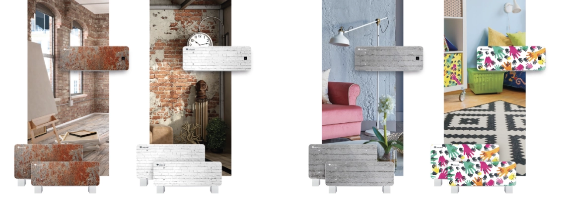 MyCond Silver Glass Wall Unidade ventilo-convectora ultrafina concebida para um funcionamento silencioso e uma estética moderna.