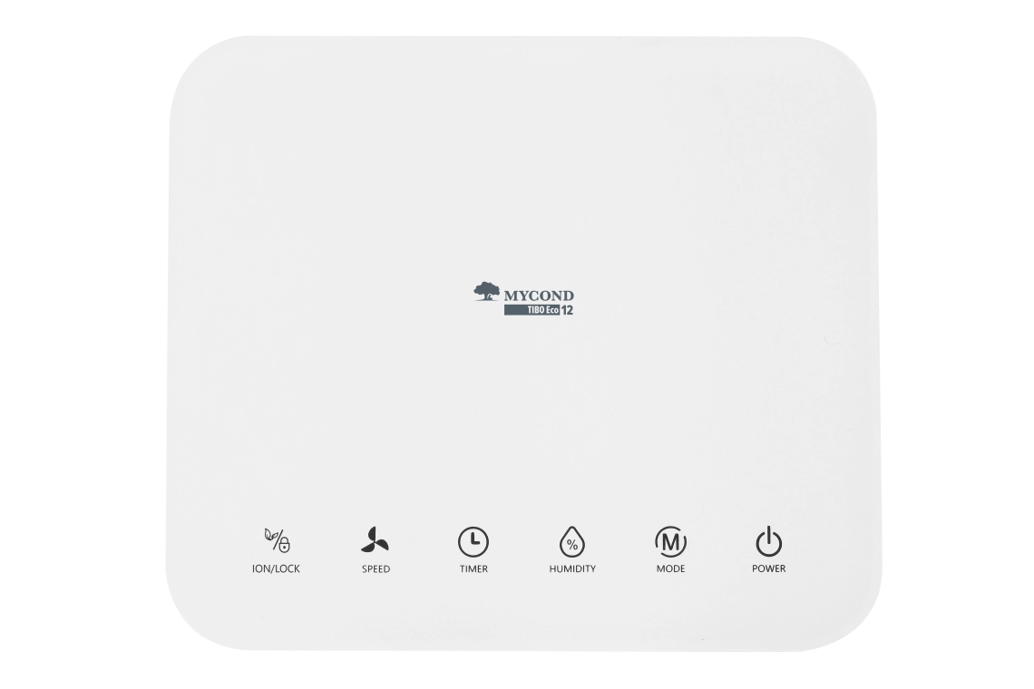 MyCond TIBO Eco 12 Desumidificador de ar residencial compacto e eficiente.