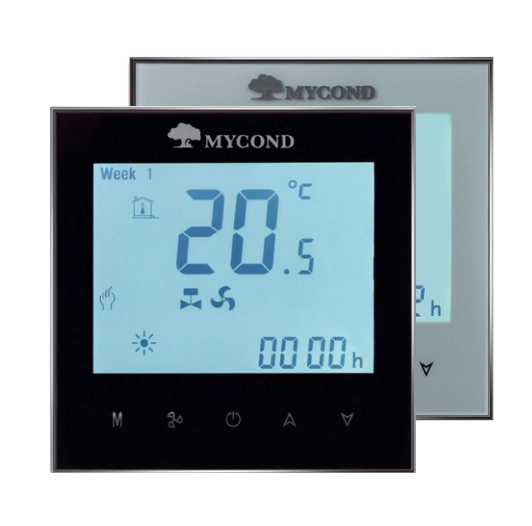 Termostato MyCond TRF-B2 branco e preto