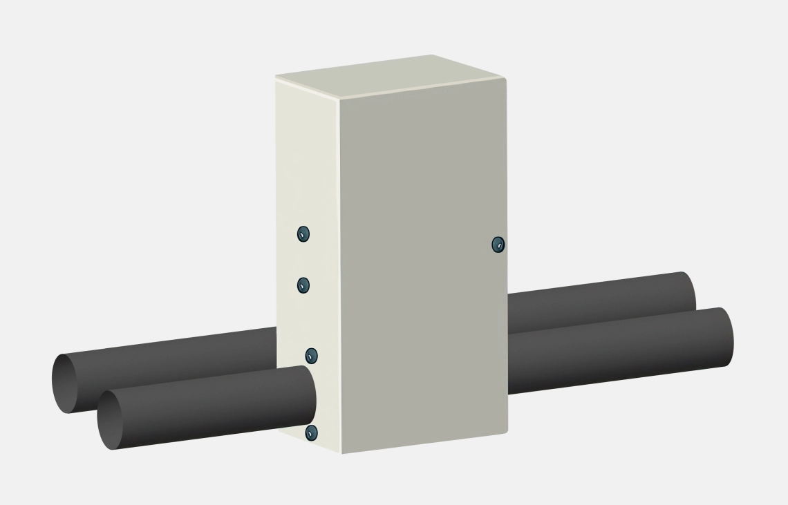 MyCond Montagem na parede com função EEV externa para minimizar o ruído