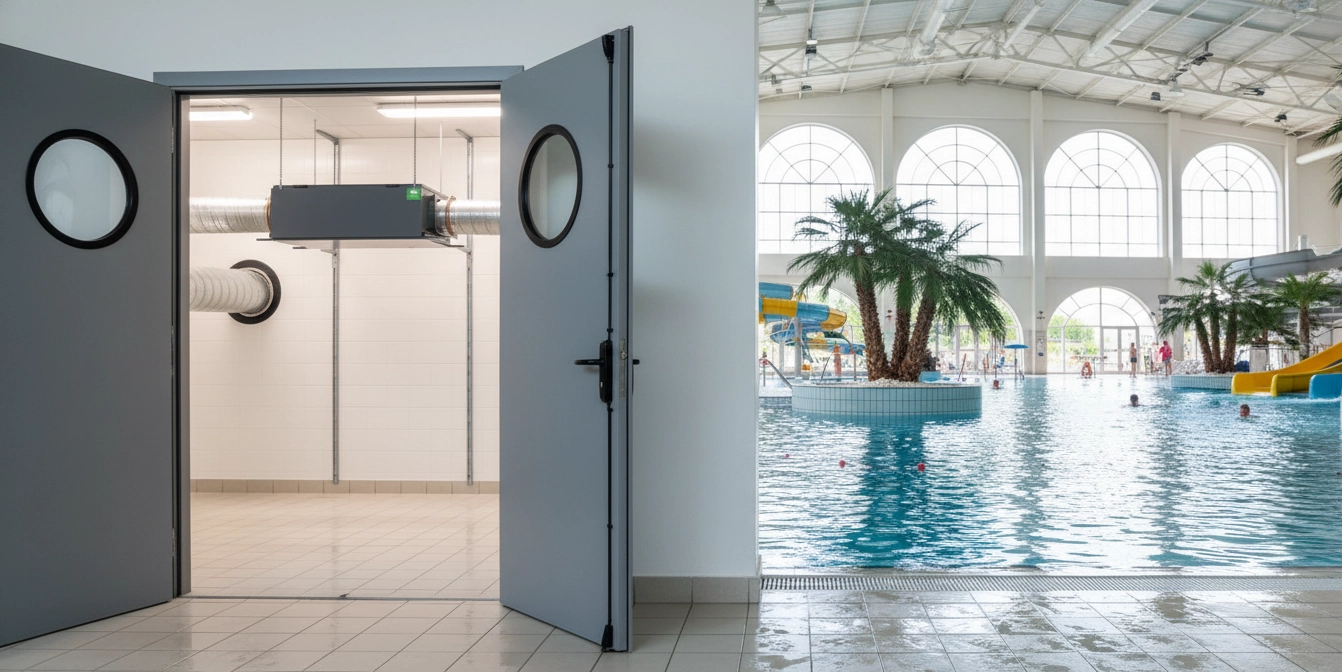 Desumidificador de canal para piscinas, prote&ccedil;&atilde;o de equipamentos contra corros&atilde;o Mycond MSHAC