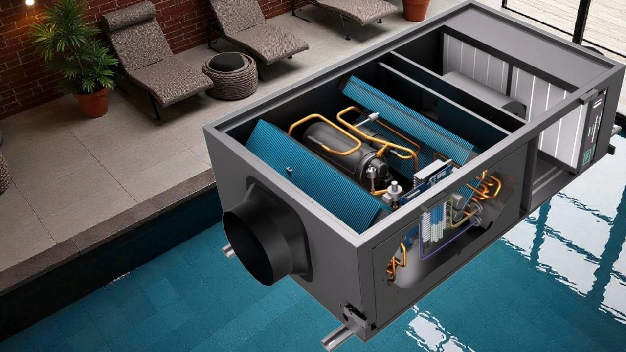 Desumidificador de dutos para piscinas acionamento automático Mycond MSHAC