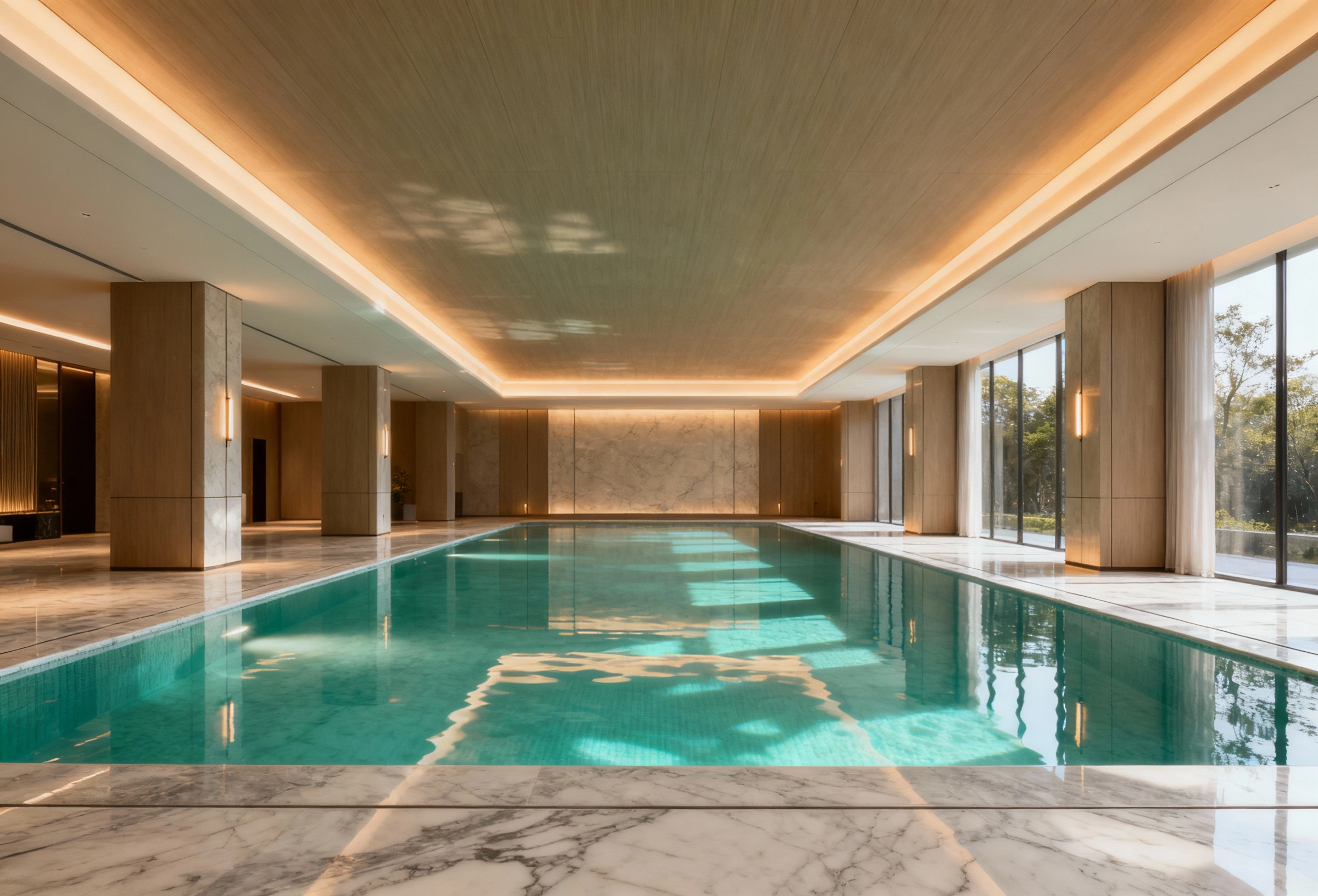 Localização ideal para a instalação do desumidificador Mycond MBA-G na piscina