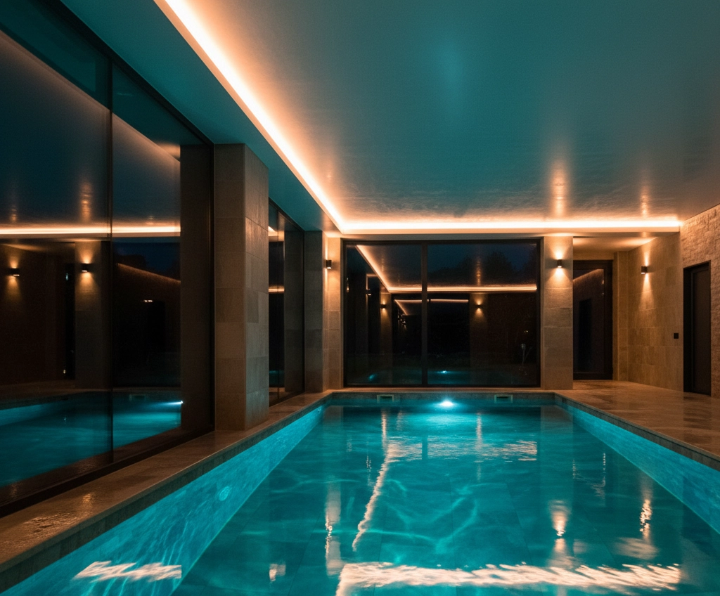 Modos de operação do desumidificador para piscina Mycond MBA: 24/7, noturno e temporizadores