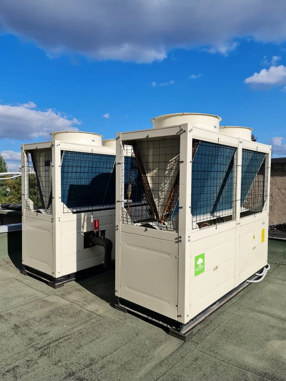 Unidade de produção com bomba de calor modular Mycond MCU PADRÃO