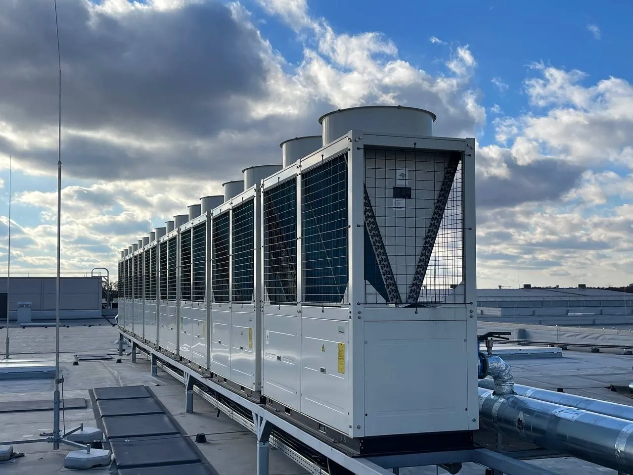 Complexo de fabricação com bomba de calor modular Mycond MCU PADRÃO