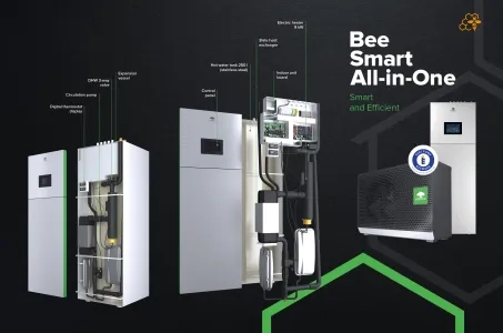 7 vantagens da série de bombas de calor BeeSmart All-in-One