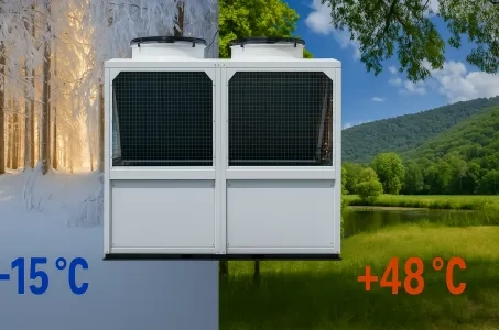 Como uma bomba de calor modular poupa no aquecimento sem perda de calor