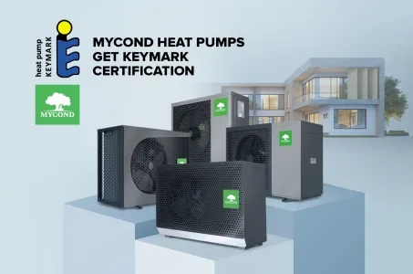 As bombas de calor Mycond foram certificadas pela Keymark!