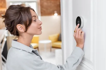 Instalação do termóstato e do sensor de temperatura do pavimento