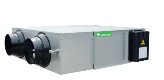 Unidades de ventilação com recuperação de energia Série MVS***-DW