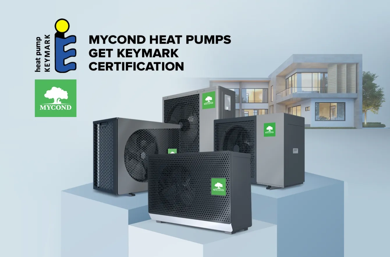 As bombas de calor Mycond foram certificadas pela Keymark!